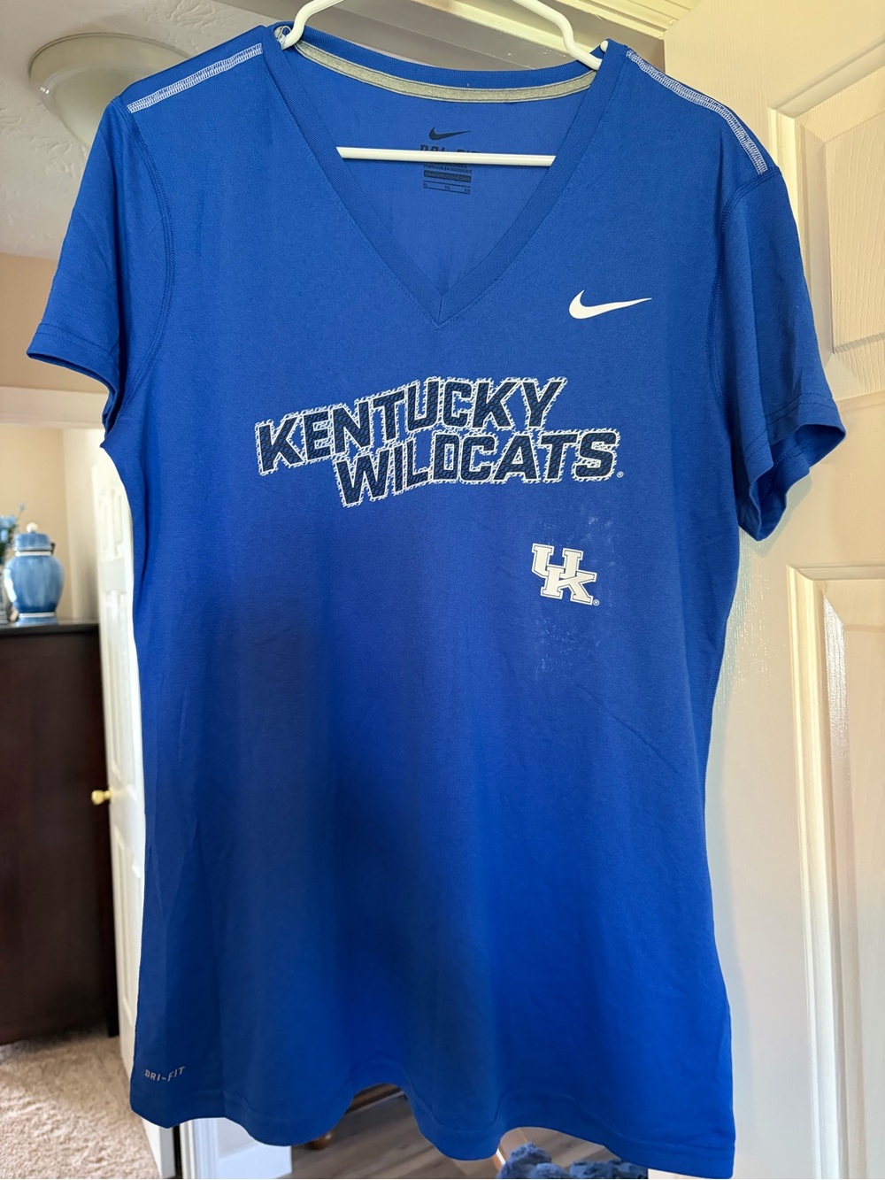 Nike Royal Blue Kentucky Wildcats V-Neck Women's Tee